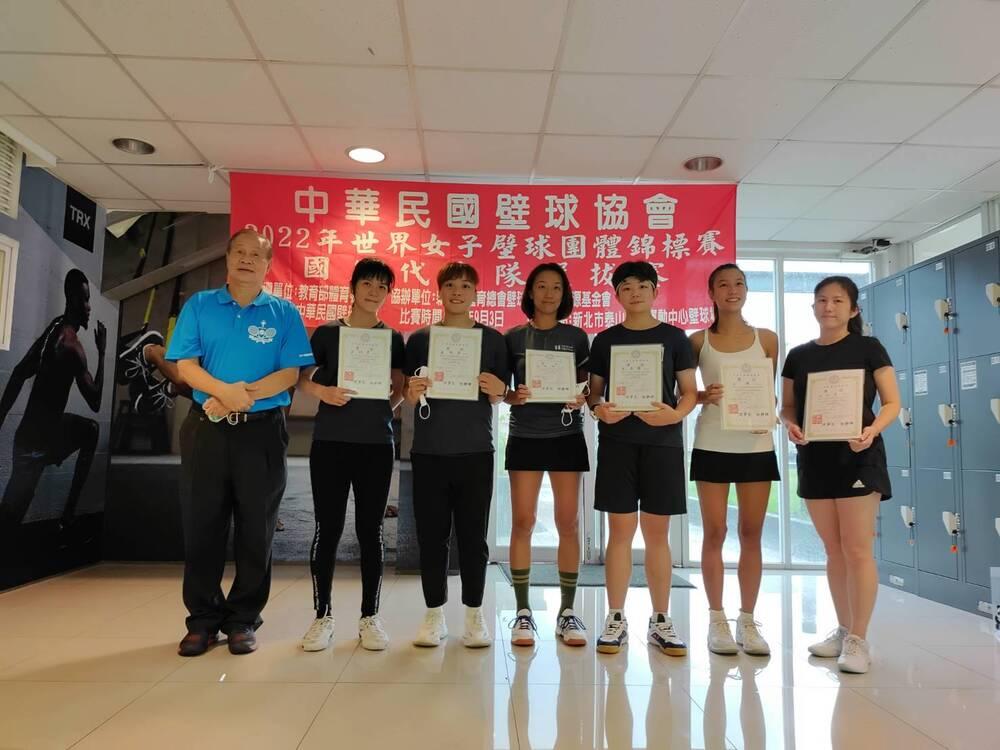 2022年世界女子壁球團體錦標賽國家代表隊選拔賽活動紀實