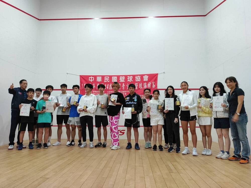 111學年度第24屆全國青少年壁球錦標賽活動紀實