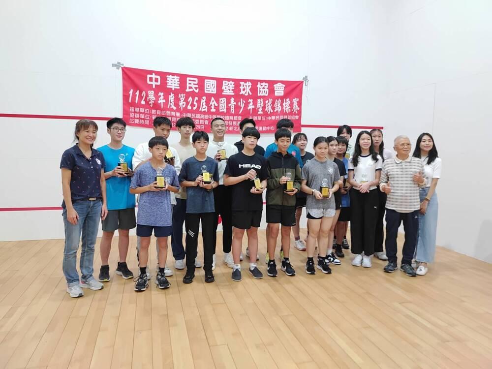 112學年度第25屆全國青少年壁球錦標賽活動紀實