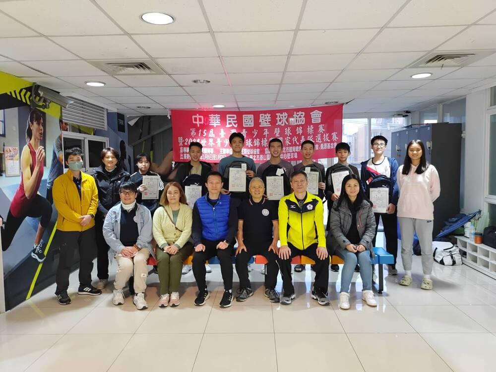 第15屆臺灣青少年壁球錦標賽暨2024年世界青少年壁球錦標賽國家代表隊選拔賽活動紀實