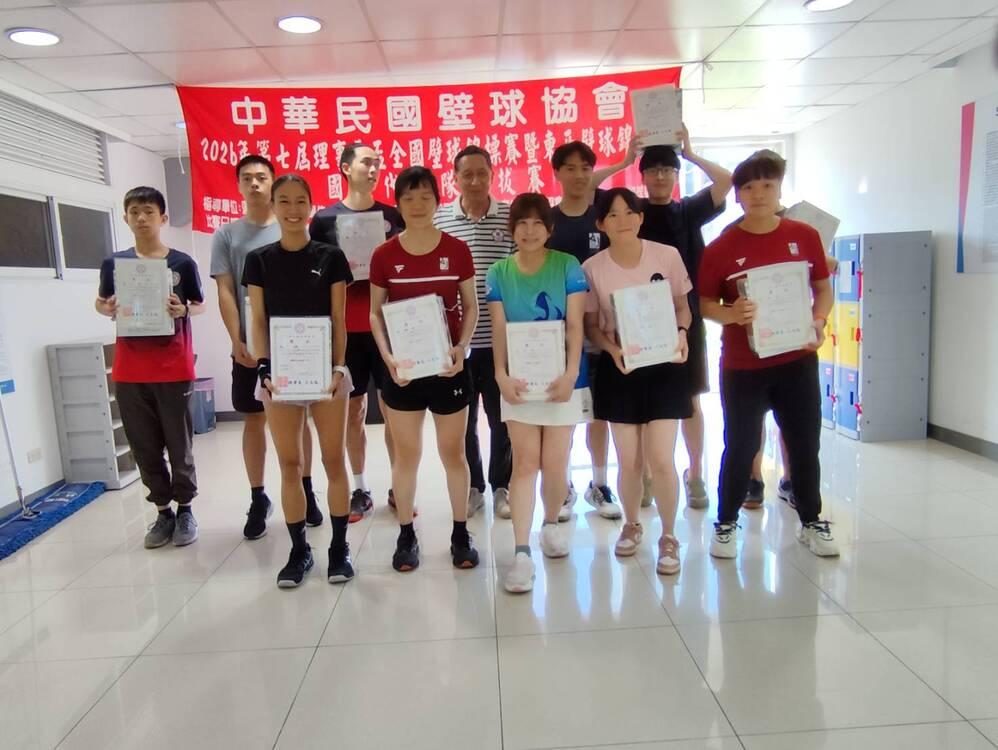 2026年第七屆理事長盃全國壁球錦標賽暨東亞壁球錦標賽國家代表隊選拔賽活動紀實